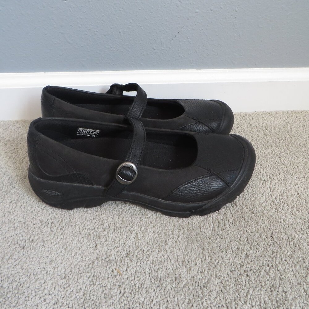 EUC Keen Womens Presidro Mary Jane shoes size 8.5 black buckle #1011432 - Picture 2 of 10